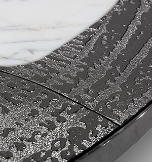 OPHELIA CALACATTA MARBLE AND BLACK