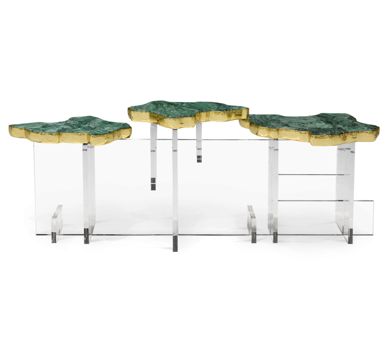 Monet XL Guatemala Marble Side Table mobile image 1