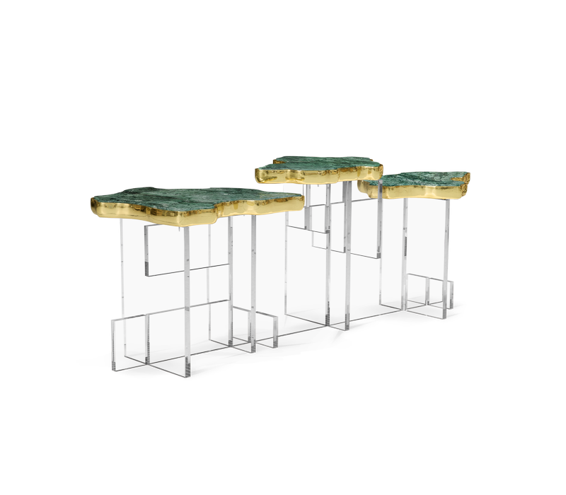 Monet XL Guatemala Marble Side Table mobile image 4