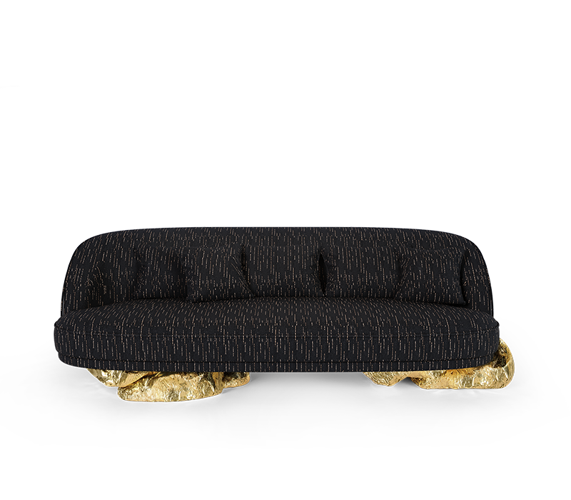 Angra Black Sofa mobile image 2