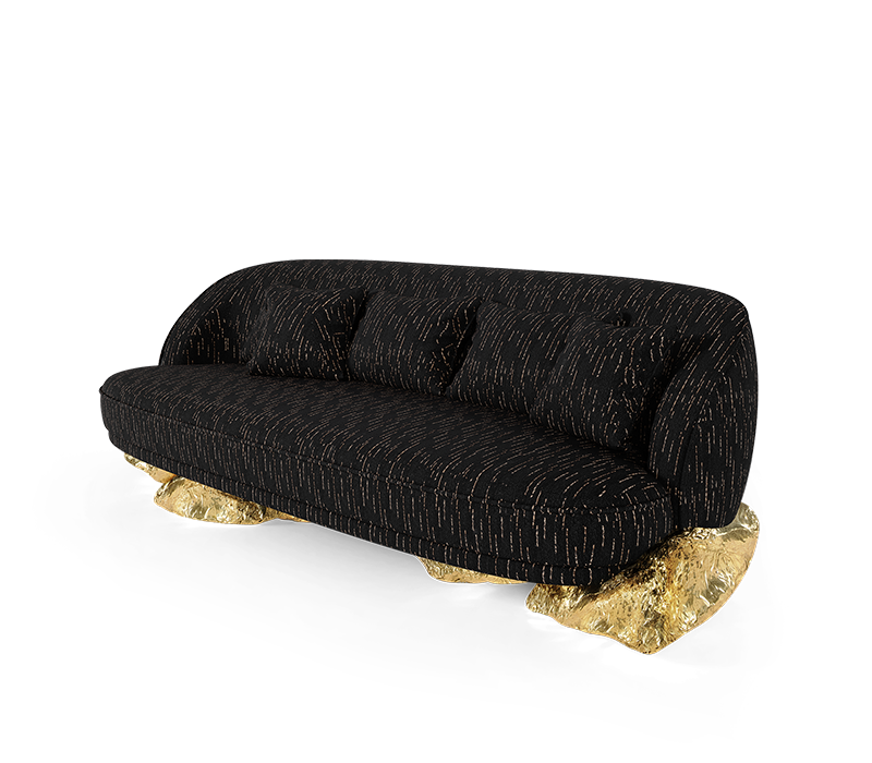 Angra Black Sofa mobile image 3