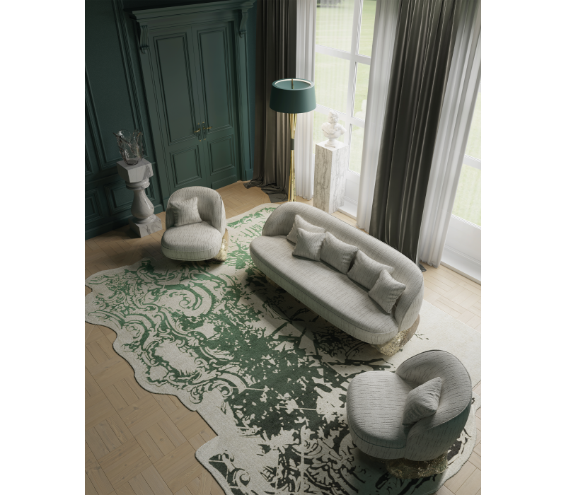 Angra White Armchair mobile image 12