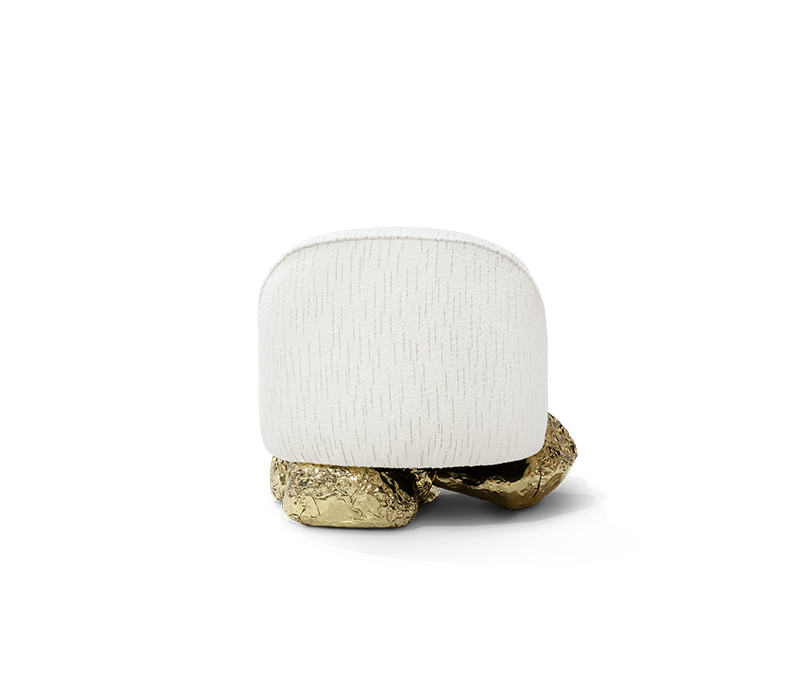Angra White Armchair mobile image 3