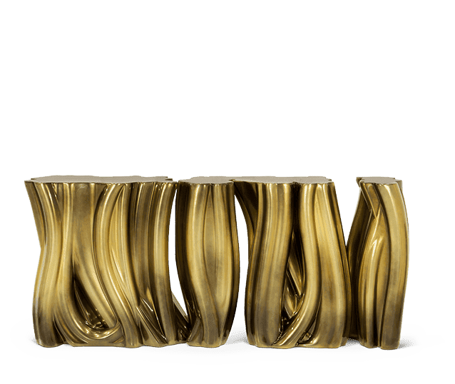 Contemporary monochrome gold by Boca do Lobo