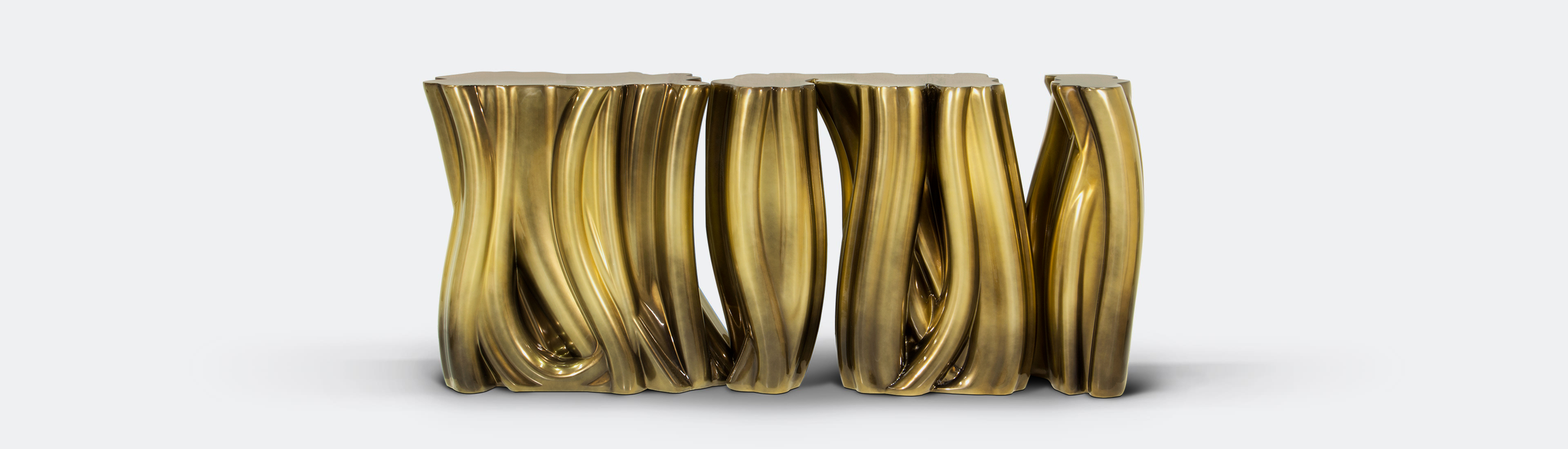Contemporary monochrome gold by Boca do Lobo