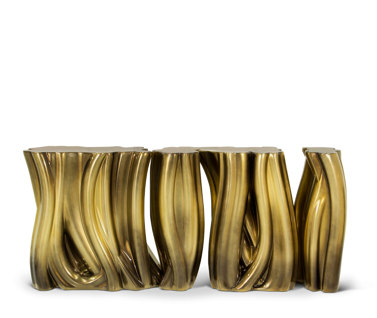 Contemporary monochrome gold by Boca do Lobo