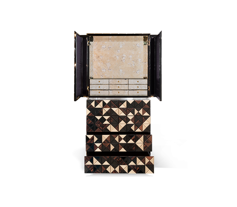 Pixel II Walnut Cabinet mobile image 2