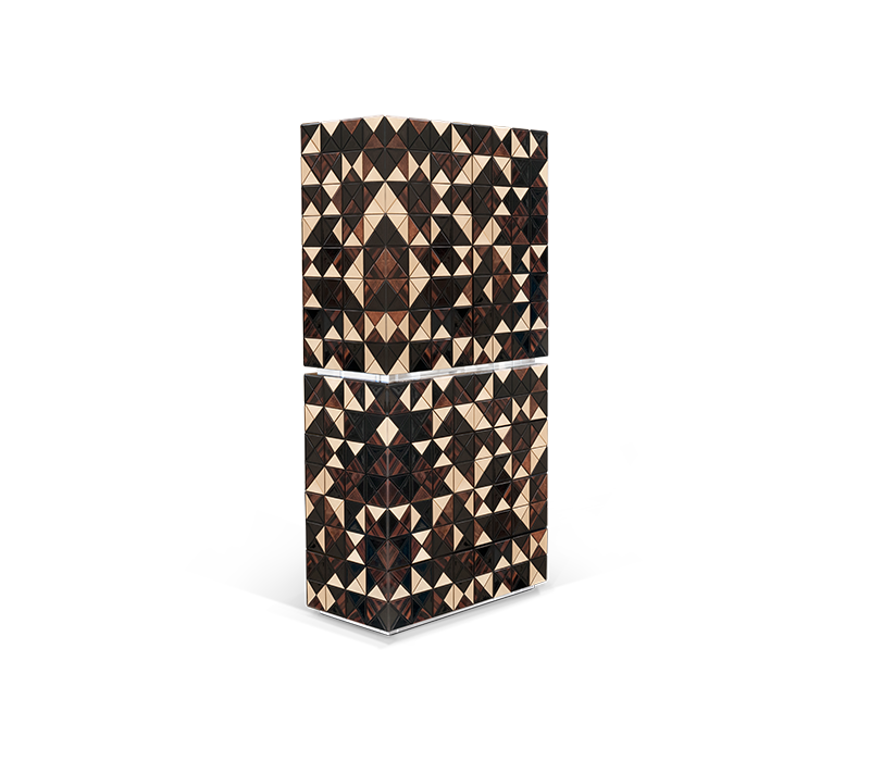 Pixel II Walnut Cabinet mobile image 3