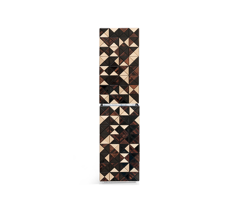 Pixel II Walnut Cabinet mobile image 5