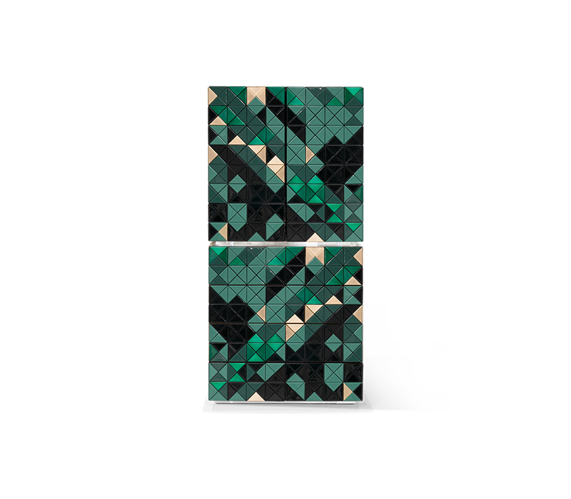 Pixel II Green Cabinet mobile image 1