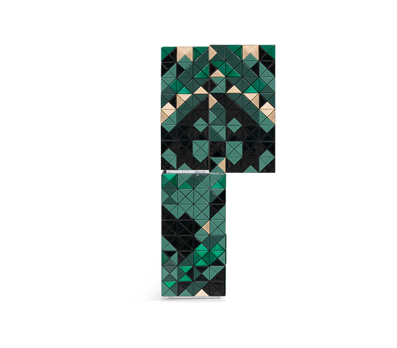 Pixel II Green Cabinet mobile image 6