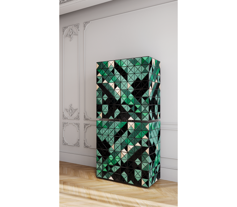 Pixel II Green Cabinet mobile image 8