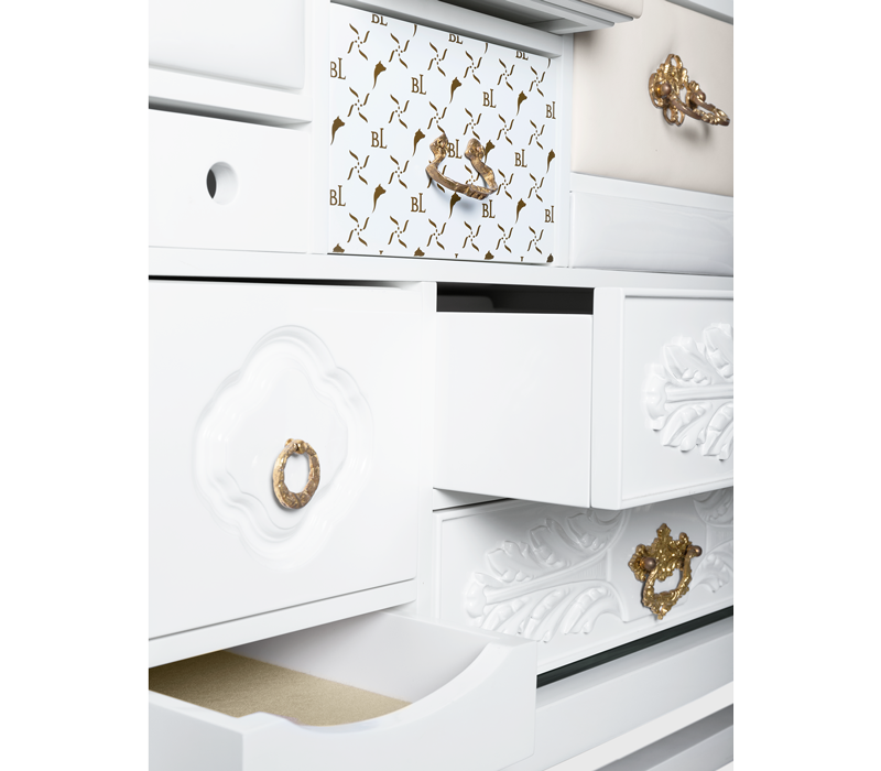 Mondrian White Sideboard mobile image 5