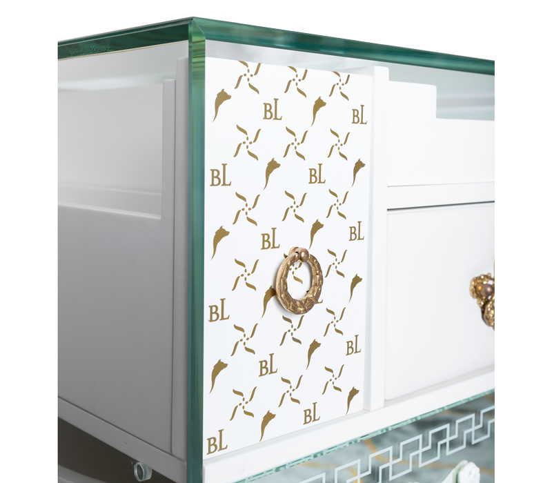 Mondrian White Sideboard mobile image 6