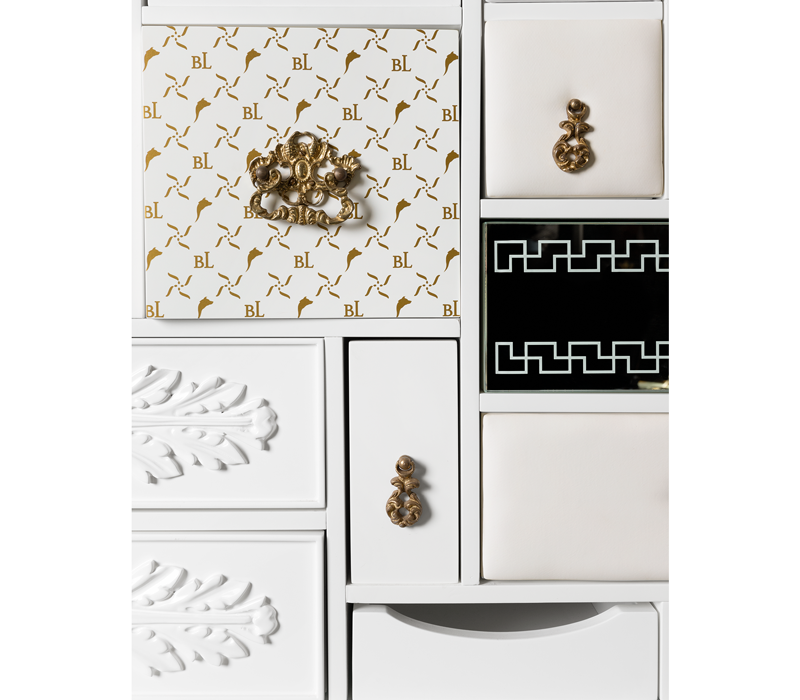 Mondrian White Sideboard mobile image 7