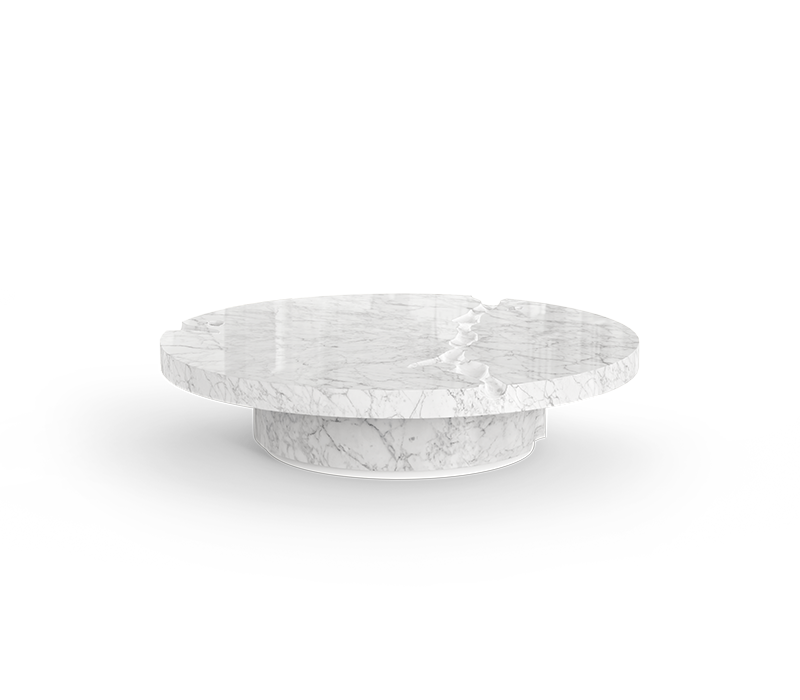 Empire Carrara Marble Center Table mobile image 4