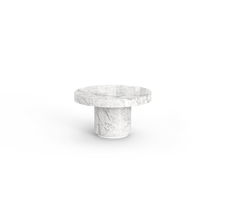 Empire Carrara Marble Center Table mobile image 6