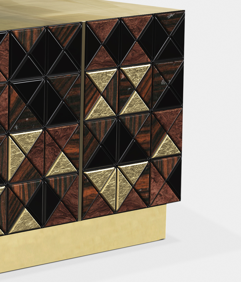 PIXEL walnut TV