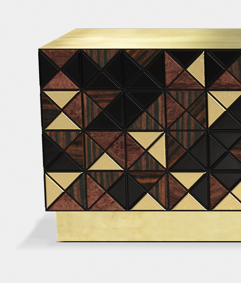 PIXEL walnut TV
