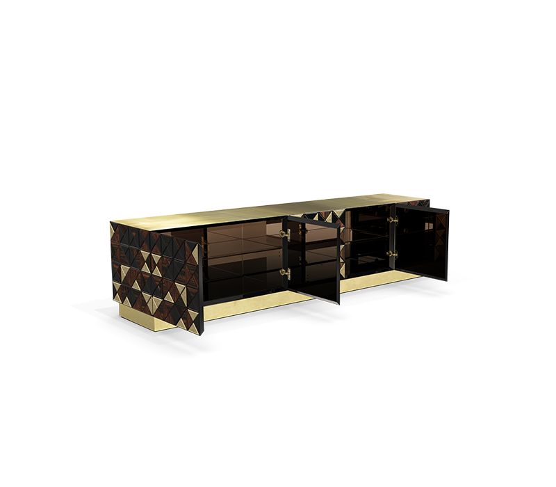 Pixel Walnut Tv Cabinet mobile image 5