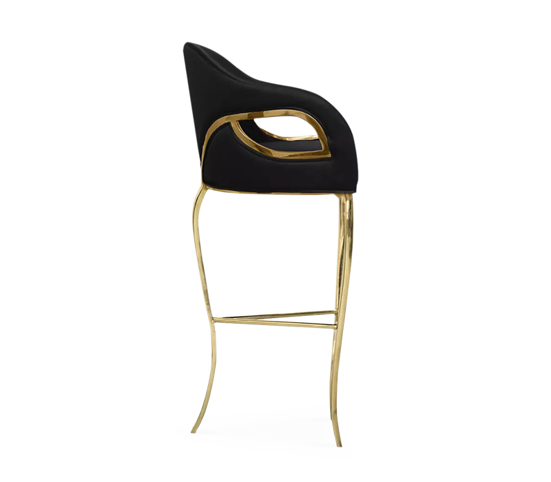 Chandra High Back Bar Stool mobile image 2