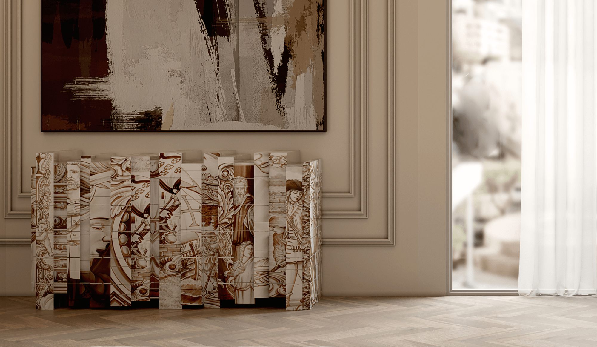 Contemporary heritage sepia by Boca do Lobo
