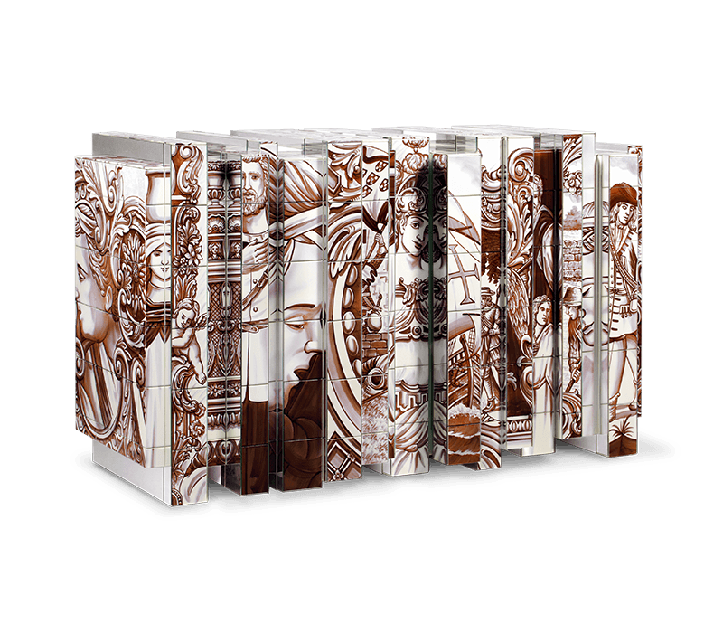 Heritage Sepia Sideboard mobile image 2