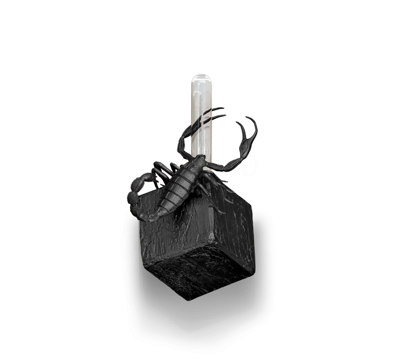 Cubic Metamorphosis Small Black Wall Lamp mobile image 2
