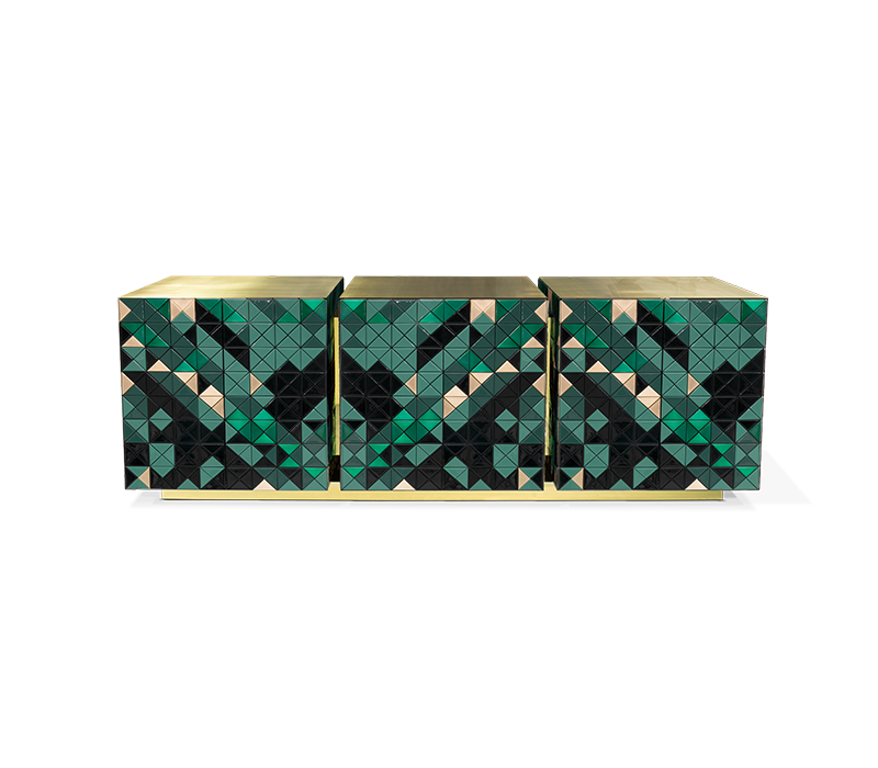 Pixel Green Sideboard mobile image 1