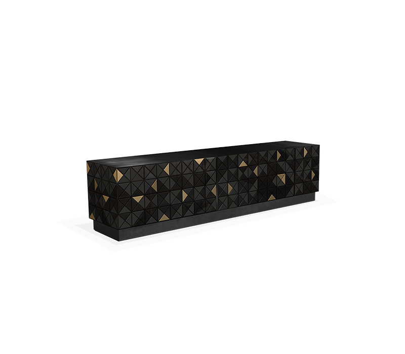 Pixel Black Tv Cabinet mobile image 2