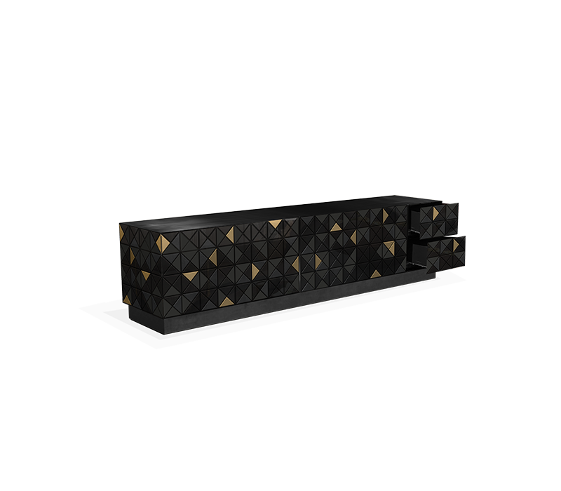 Pixel Black Tv Cabinet mobile image 3
