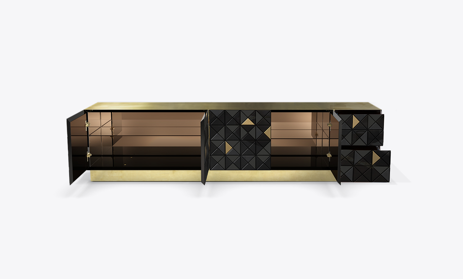 pixel black gold tv