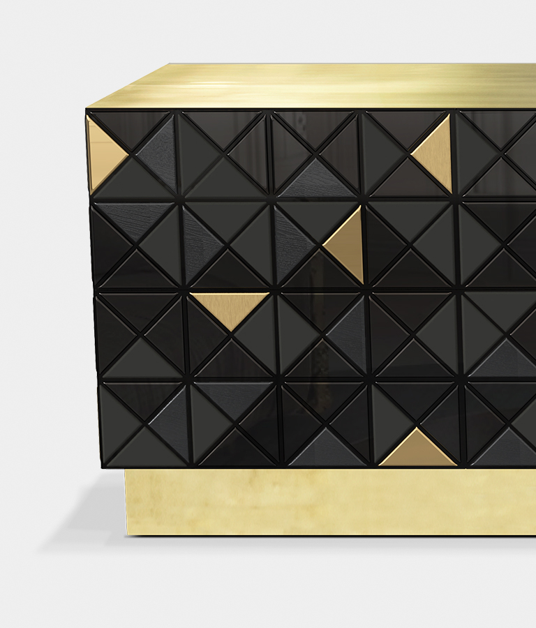 pixel black gold tv