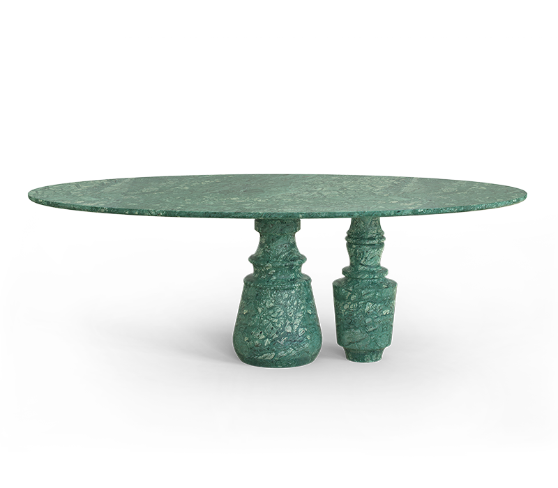 Pietra Oval Guatemala Dining Table mobile image 2