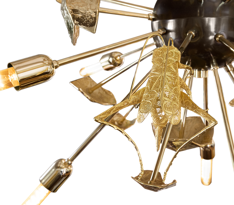 Supernova Filigree Chandelier mobile image 4