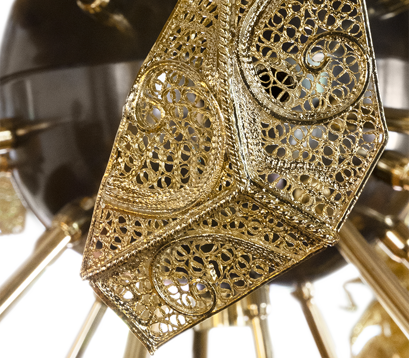 Supernova Filigree Chandelier mobile image 5