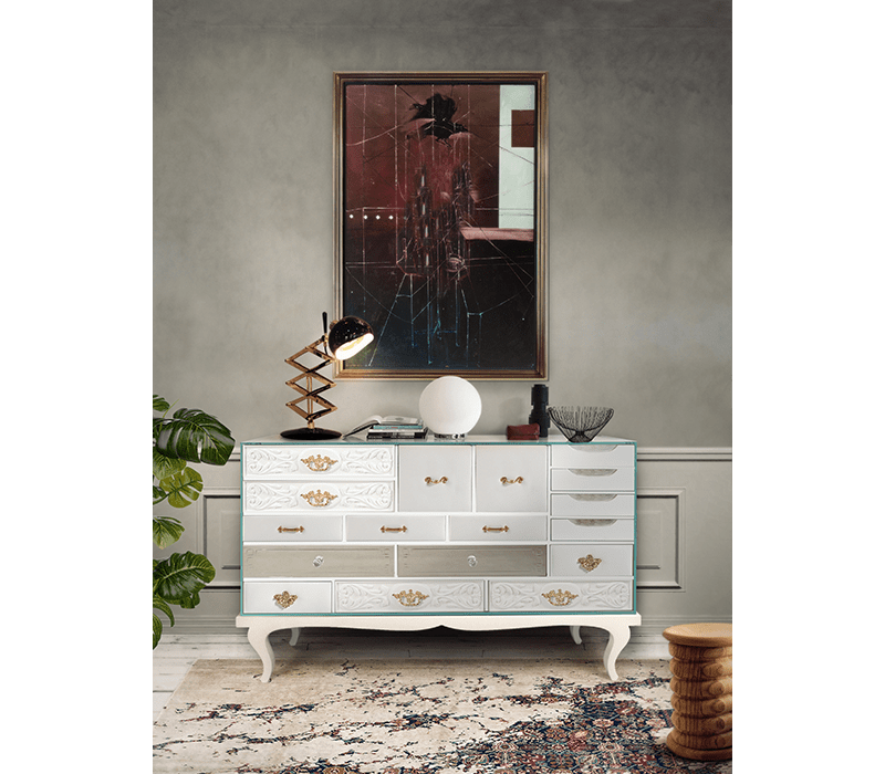 Soho White Sideboard mobile image 2