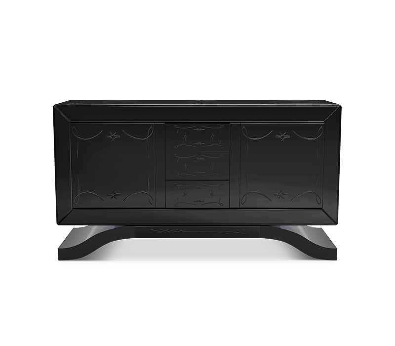 Metropolitan Black Sideboard mobile image 1