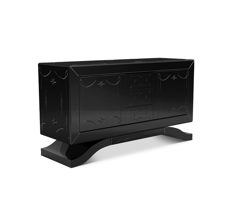 Metropolitan Black Sideboard mobile image 2