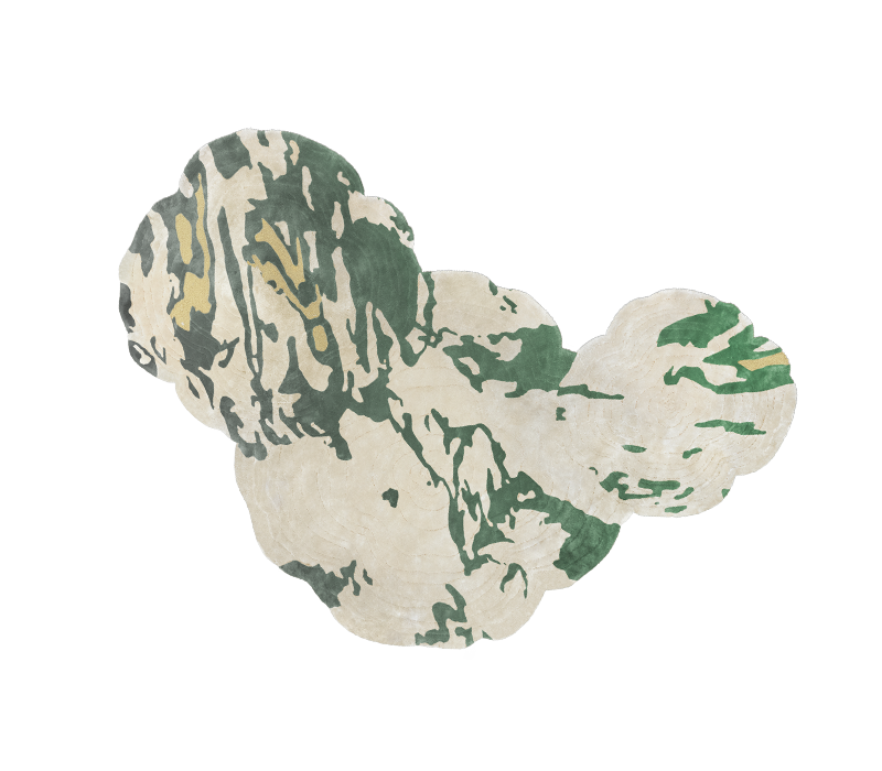 Fortuna Green Rug mobile image 1