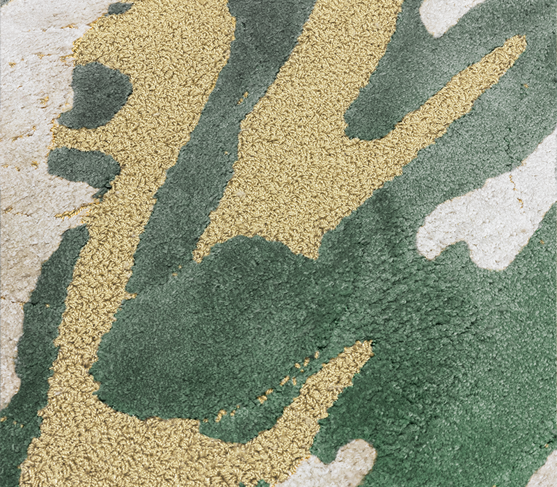 Fortuna Green Rug mobile image 3