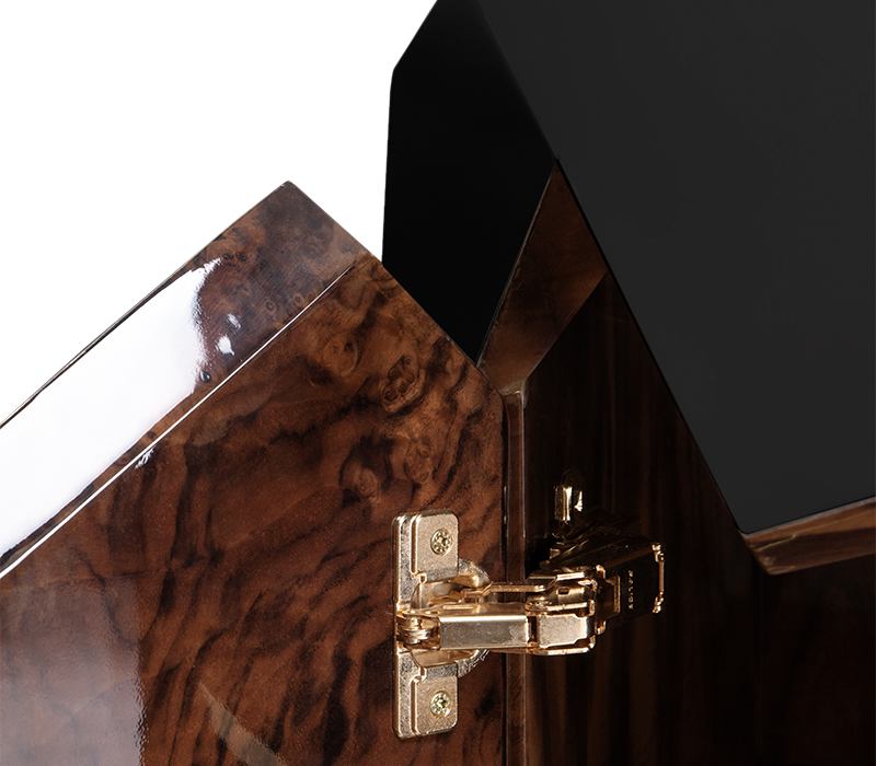 Diamond II Black Sideboard mobile image 6