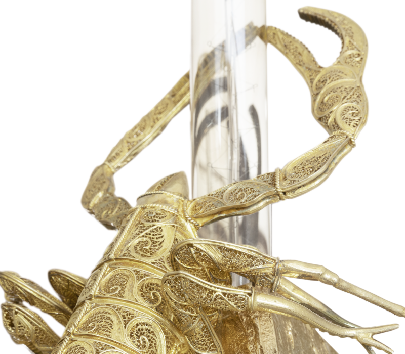 Cubic Filigree Scorpion Small Wall Lamp mobile image 6
