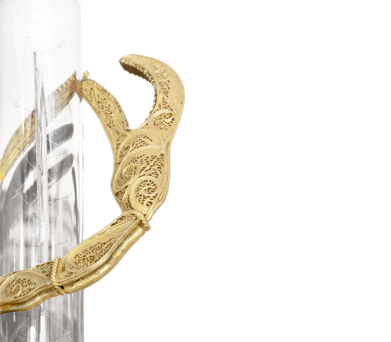 Cubic Filigree Scorpion Small Wall Lamp mobile image 7