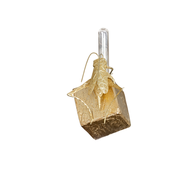 Cubic Filigree Cricket Small Wall Lamp mobile image 3