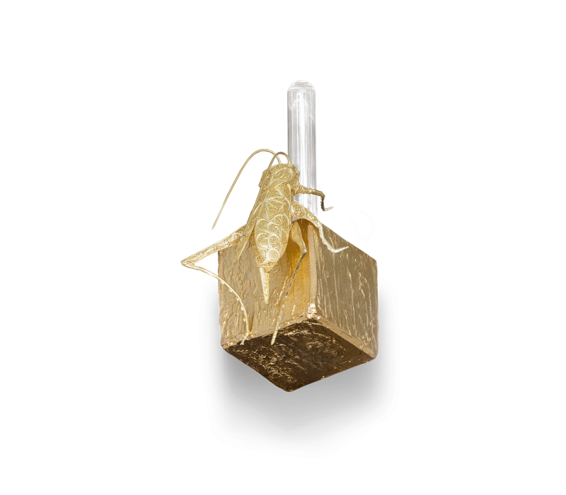 Cubic Filigree Cricket Small Wall Lamp mobile image 4