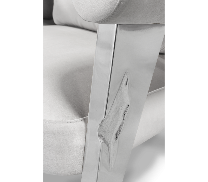 Ethereal Silver Armchair mobile image 12