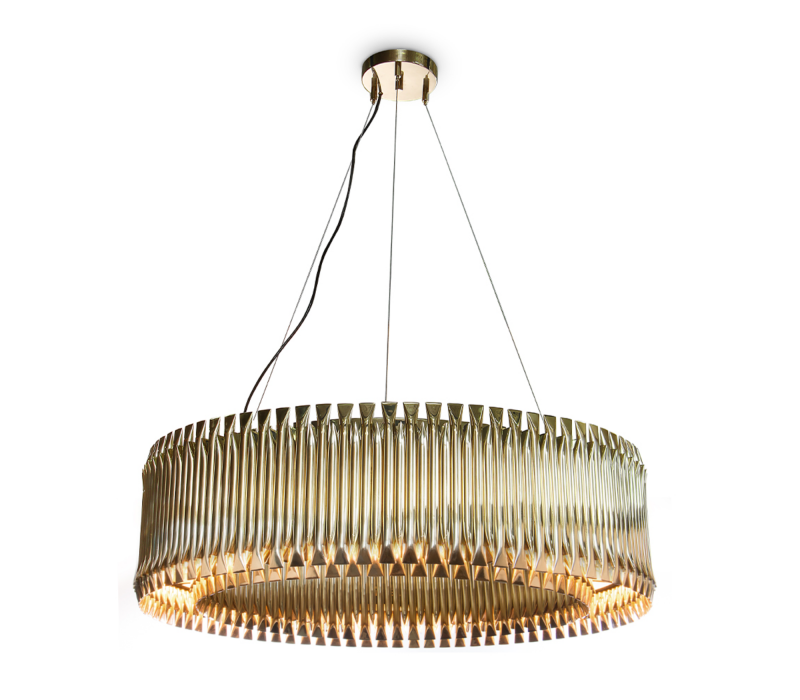 Matheny Round Suspension Lamp mobile image 2