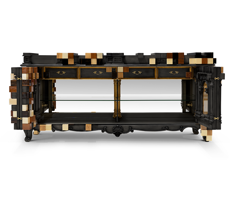 Piccadilly Black Sideboard mobile image 2