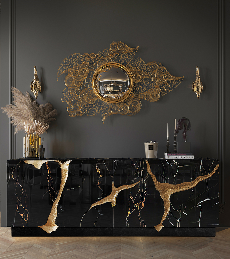 Lapiaz portoro marble